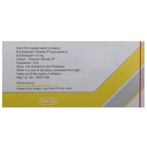 rexipra 10mg tablet 10's